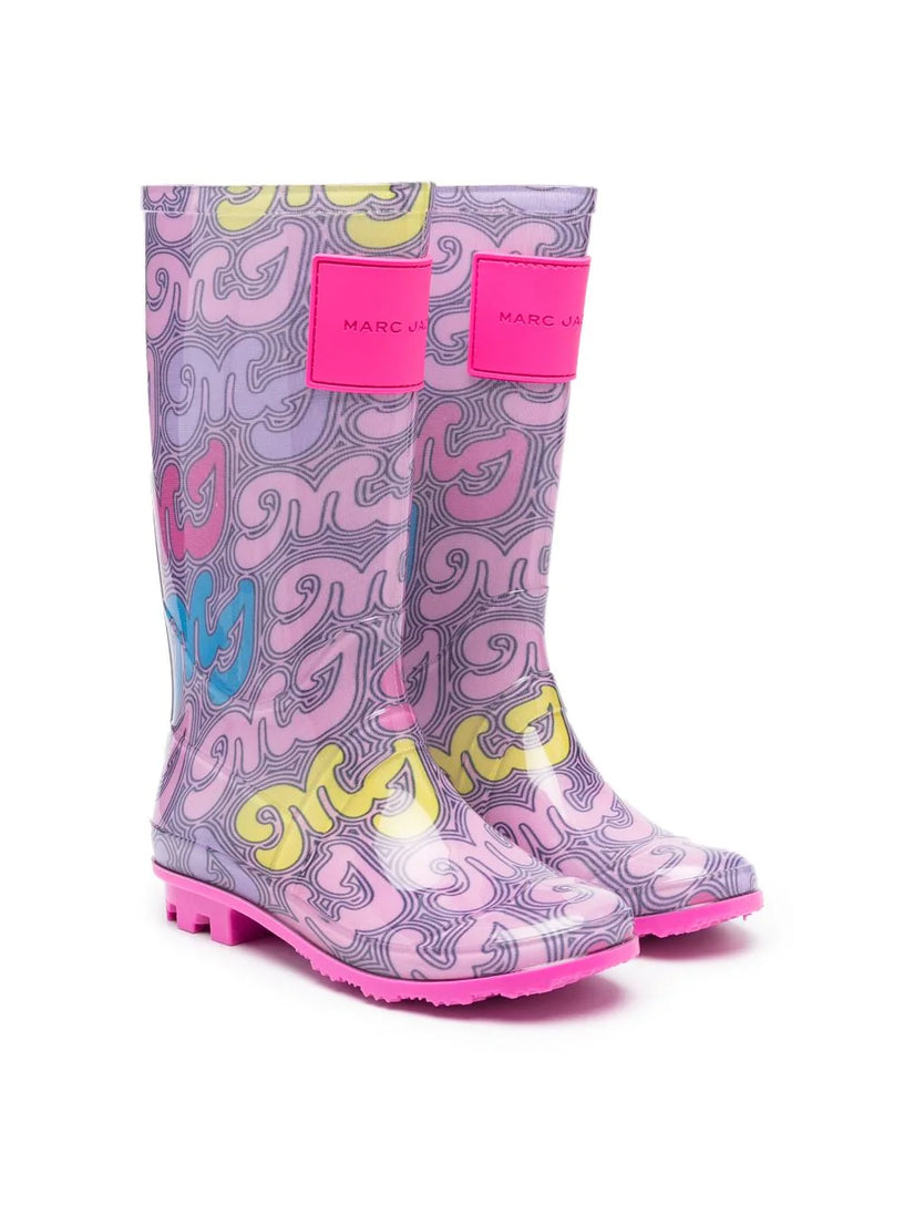 Logo rain boots