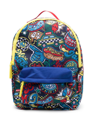 Graphic-print backpack