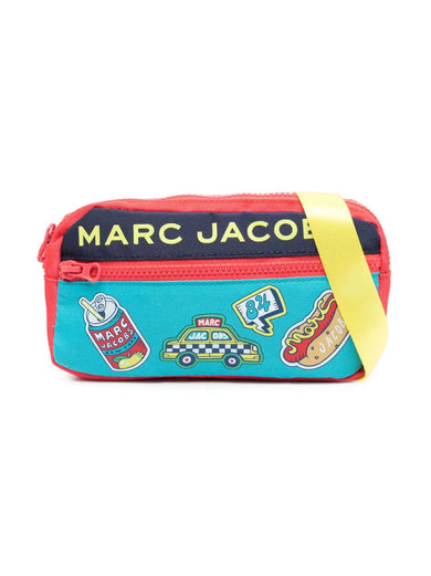 Graphic-print belt bag