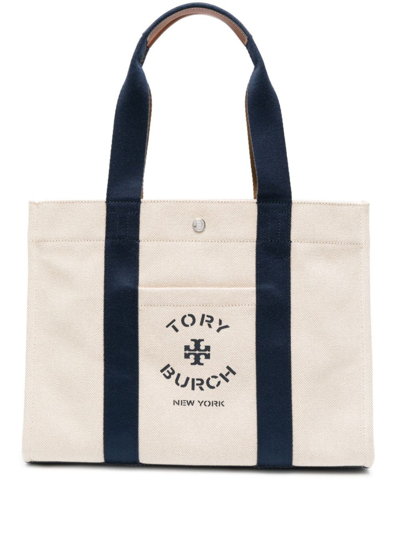 Tory logo-print tote bag