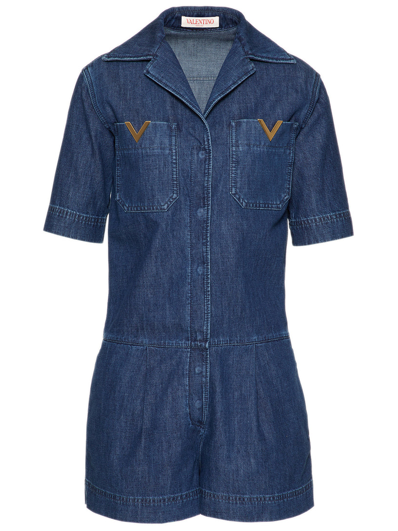 Valentino Garavani Chambray denim jumpsuit