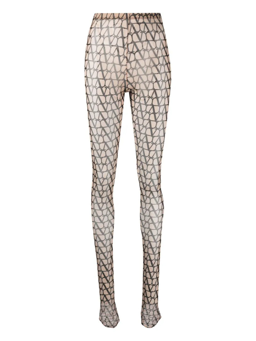 Valentino Garavani Toile iconographe tulle tights