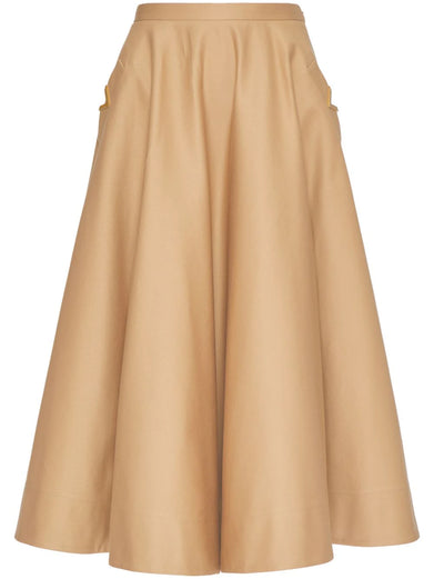 Stretch Midi Skirt