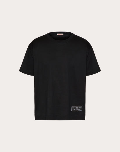 T-shirt with Maison Valentino tailoring label