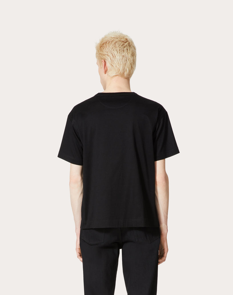 T-shirt with Maison Valentino tailoring label