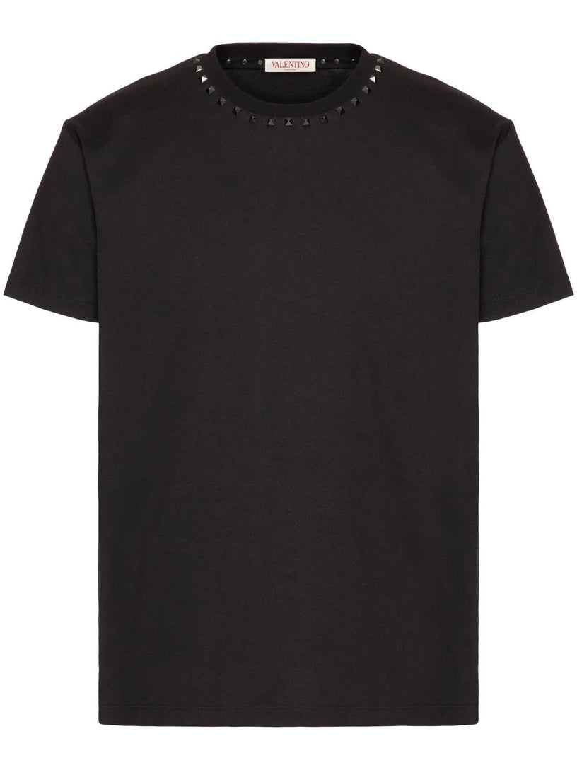 T-shirt with Black Untitled studs