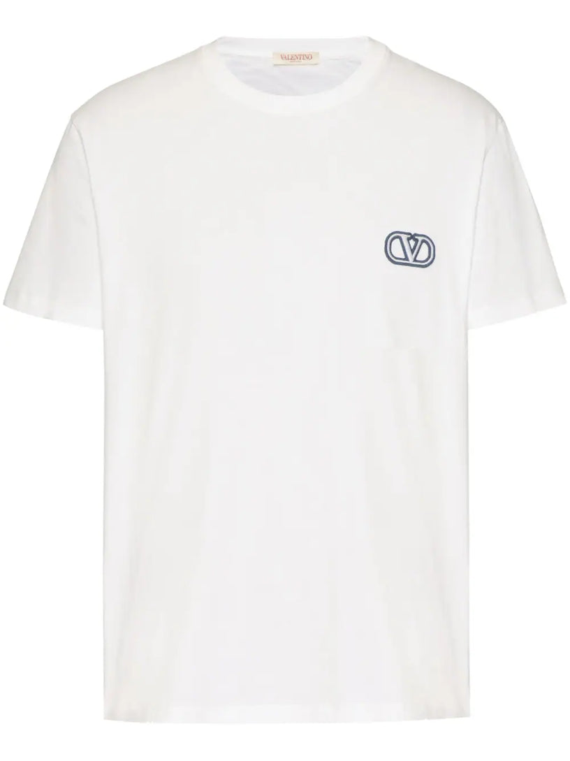 T-shirt with VLogo Signature patch