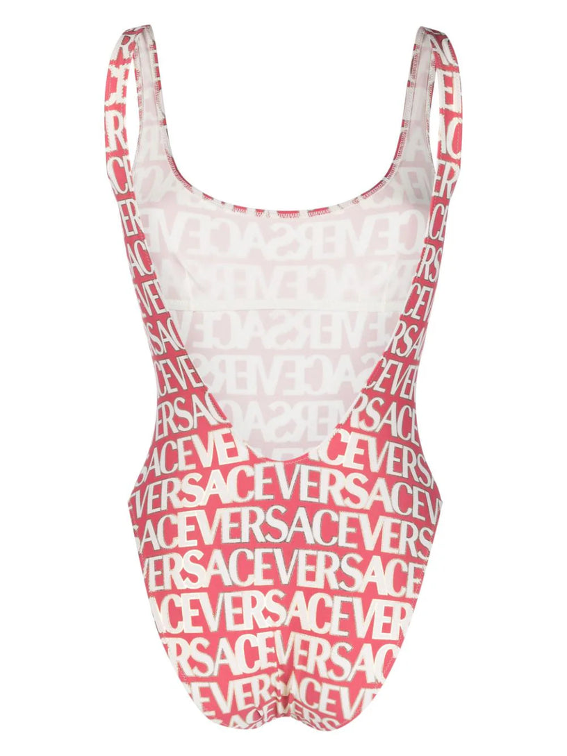 Versace Allover One-piece Swimsuit