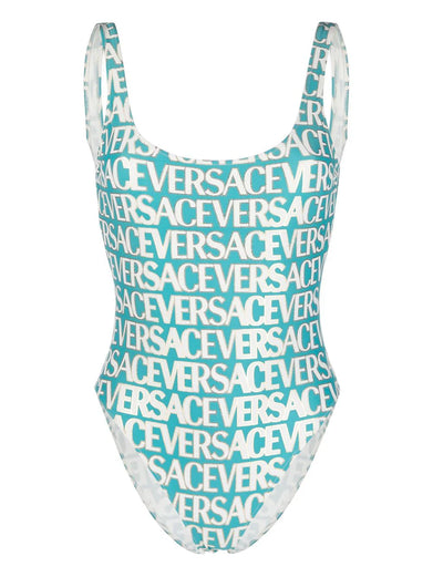 Versace Allover One-piece Swimsuit