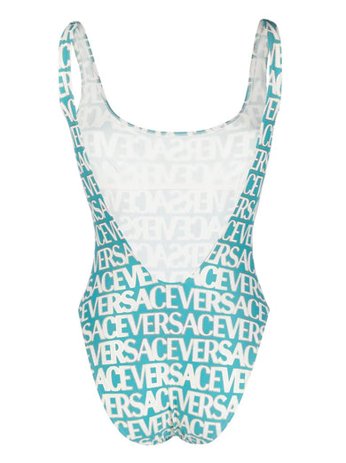 Versace Allover One-piece Swimsuit