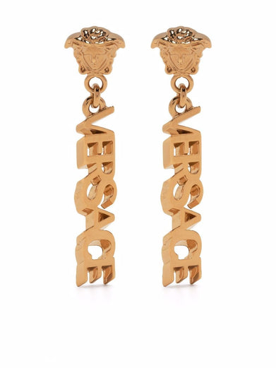 Logo Drop Earrings