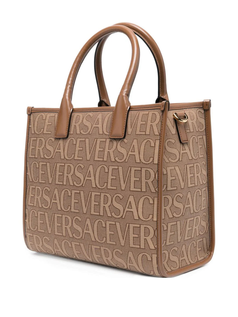 Versace Allover Small Tote Bag