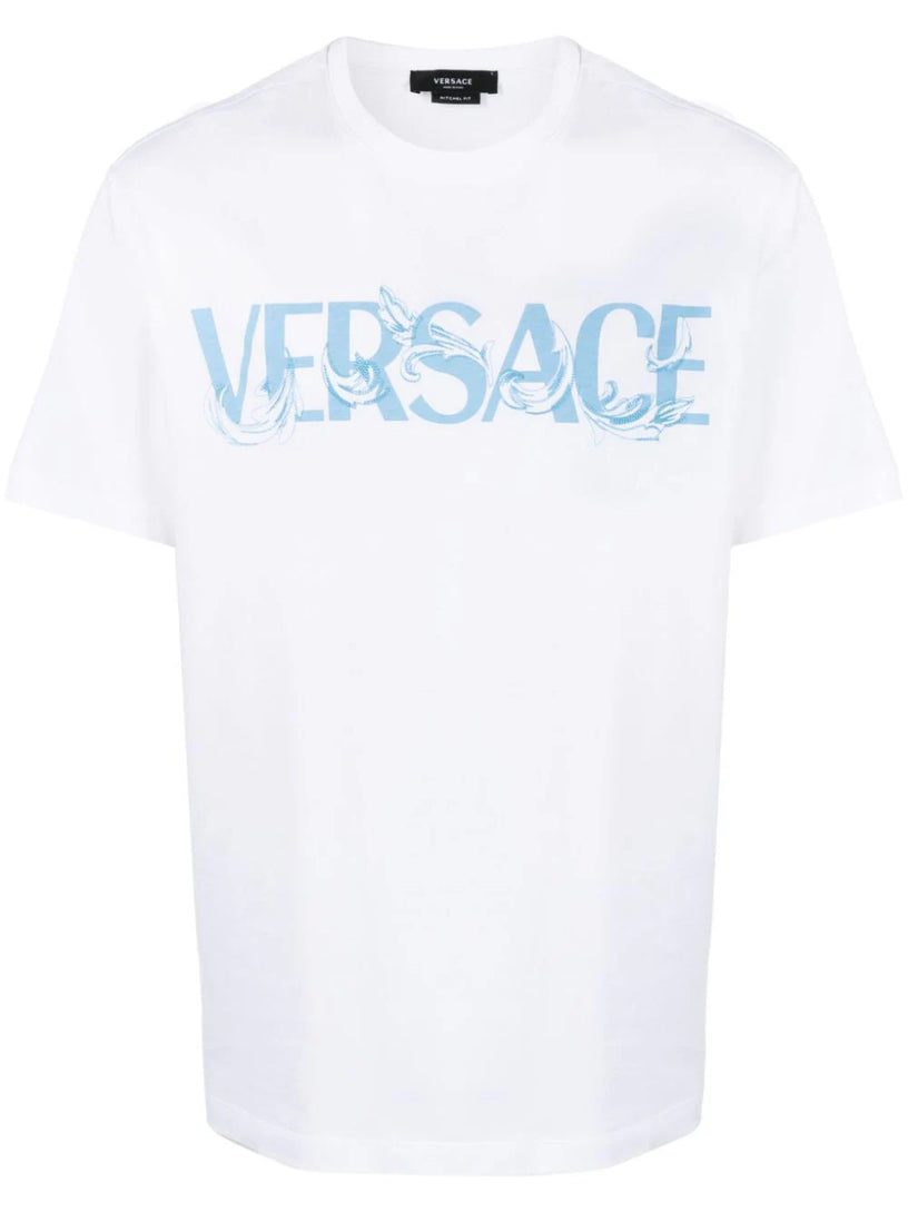 VERSACE Barocco silhouette logo t-shirt