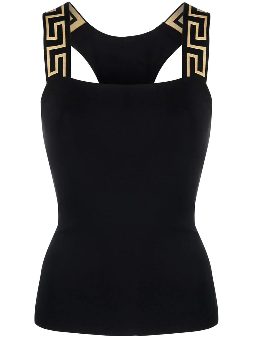 VERSACE Greca border gym tank top