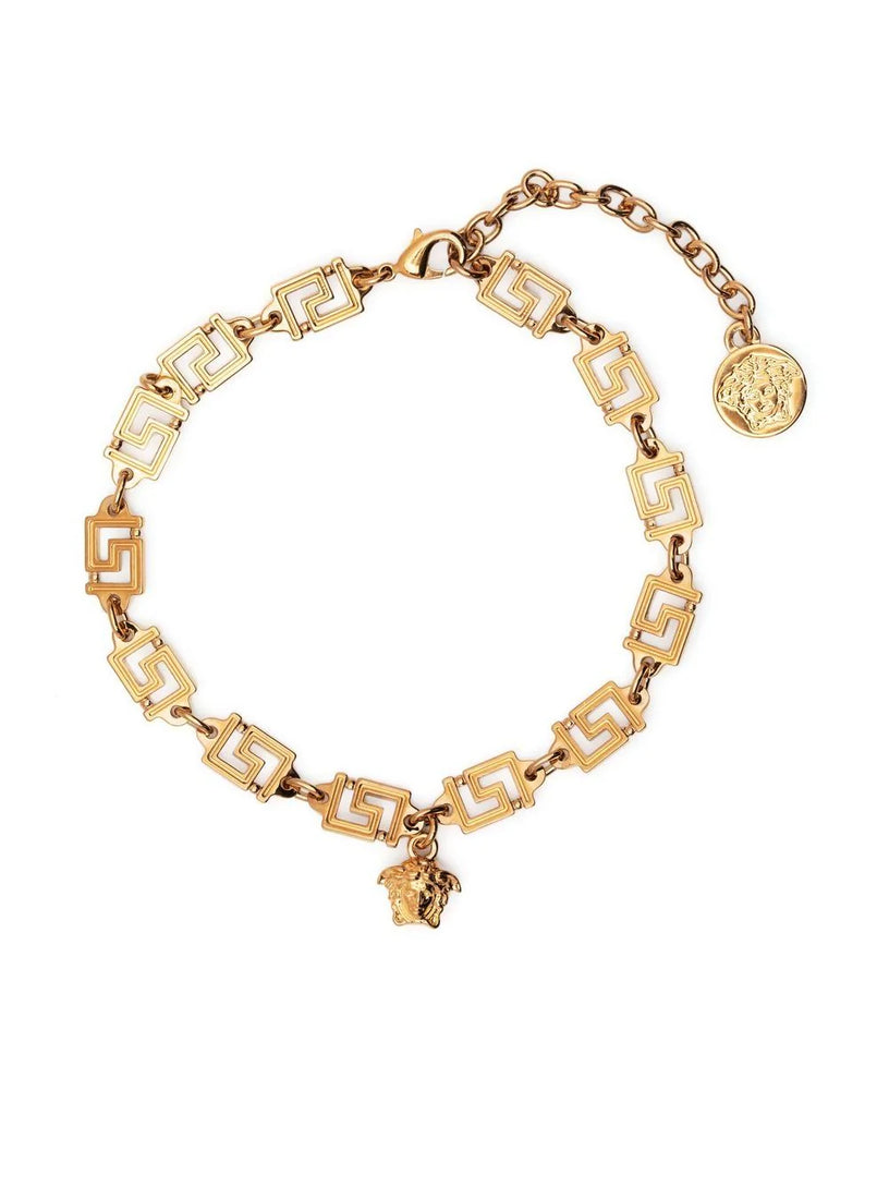 VERSACE 'greca' charm-detail bracelet