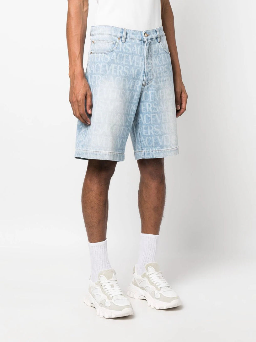 Barocco Denim Shorts