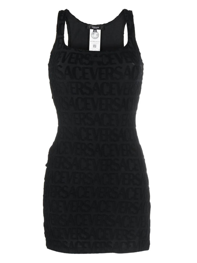 VERSACE Versace allover towel dress cover-up