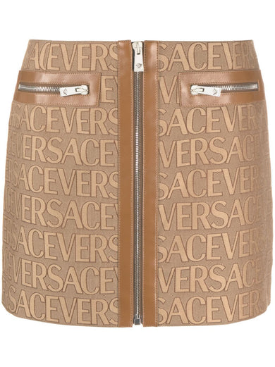 Versace Allover Mini Skirt