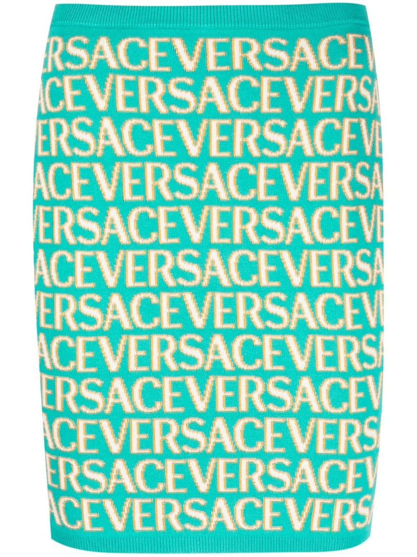 VERSACE Versace allover knit skirt