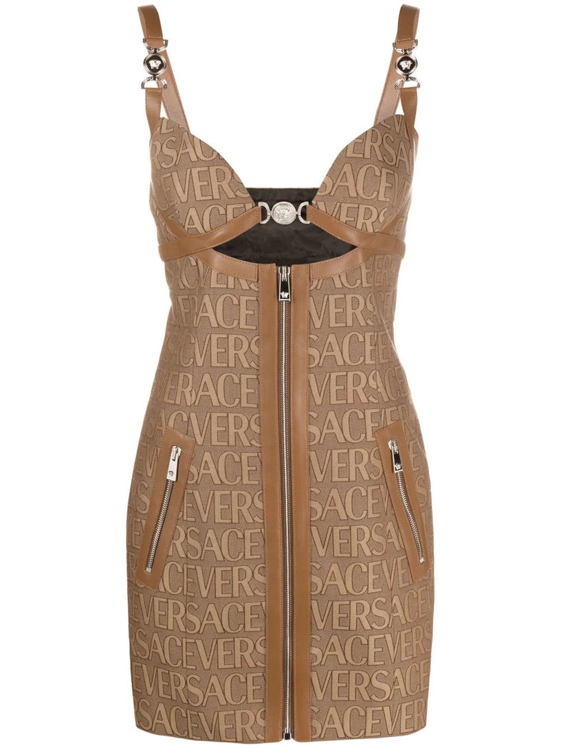 VERSACE Versace allover mini dress