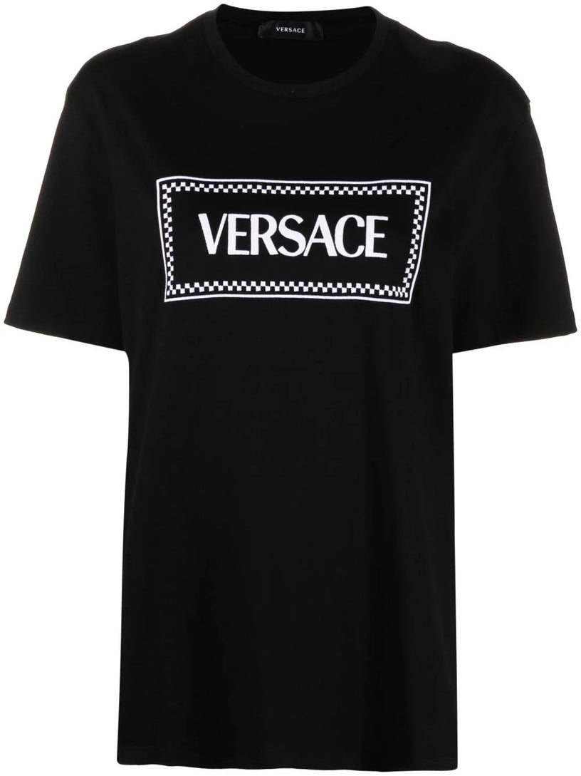 VERSACE Embroidered logo t-shirt