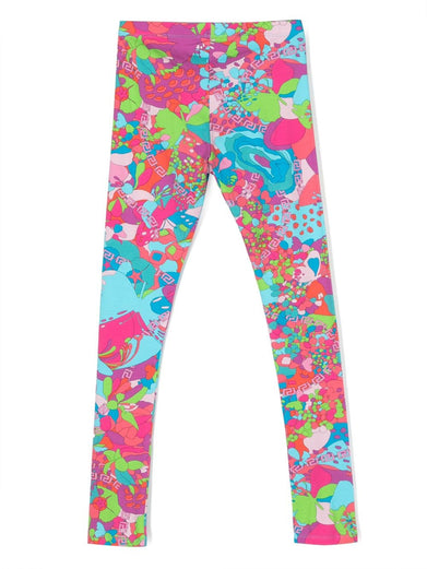 Floral Summer Kids Leggings