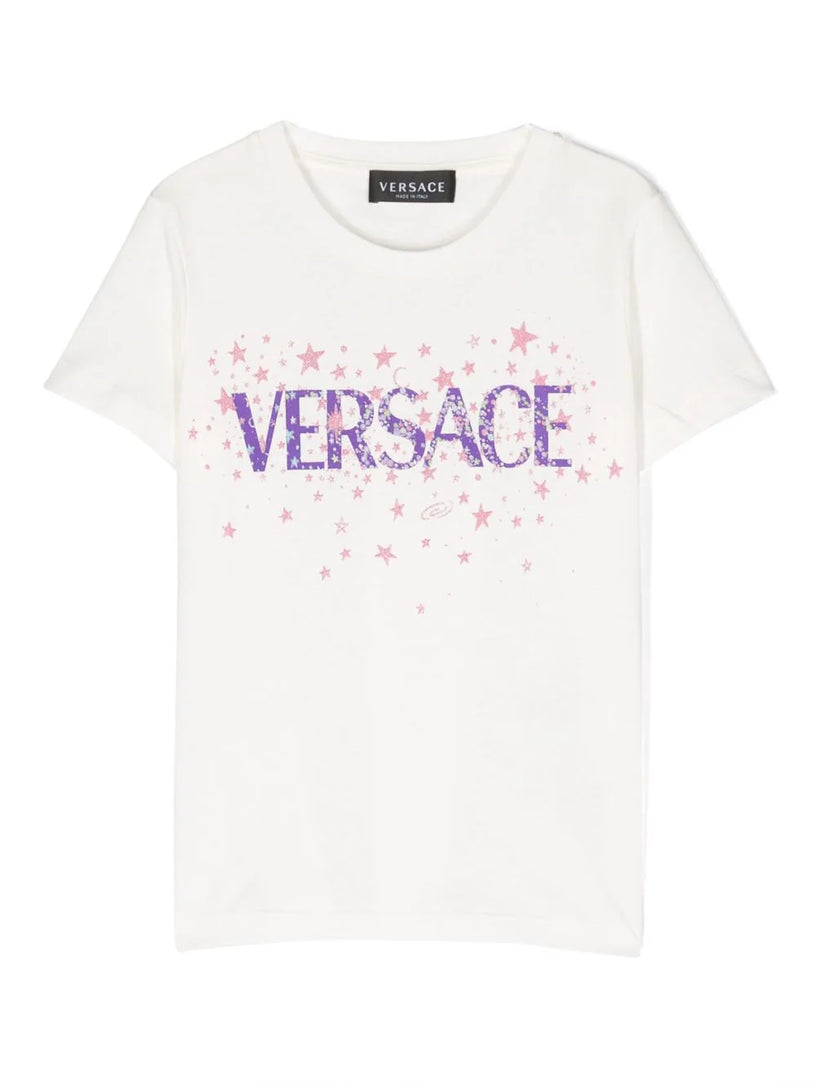 Versace Logo Stars Kids T-Shirt