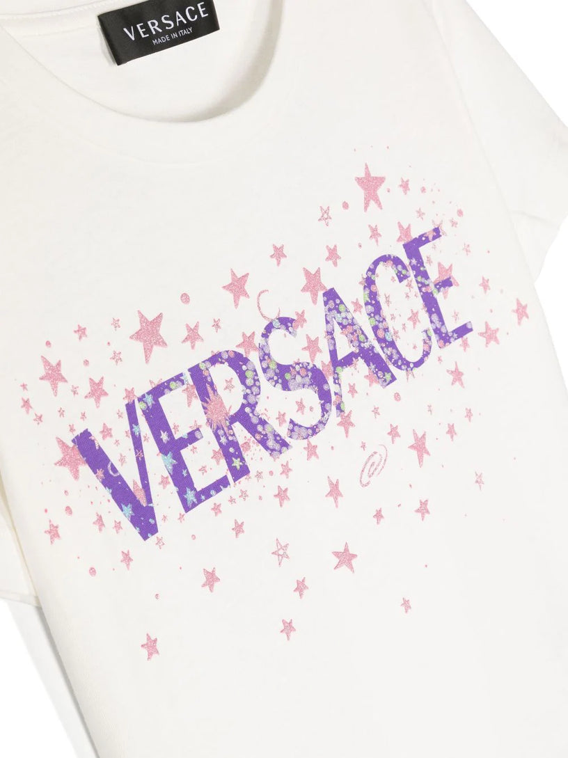 Versace Logo Stars Kids T-Shirt