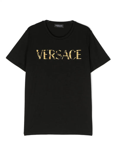 Barocco Versace Logo Kids T-Shirt