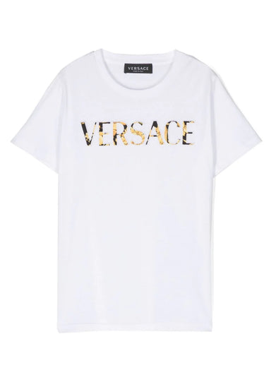 Barocco Versace Logo Kids T-Shirt