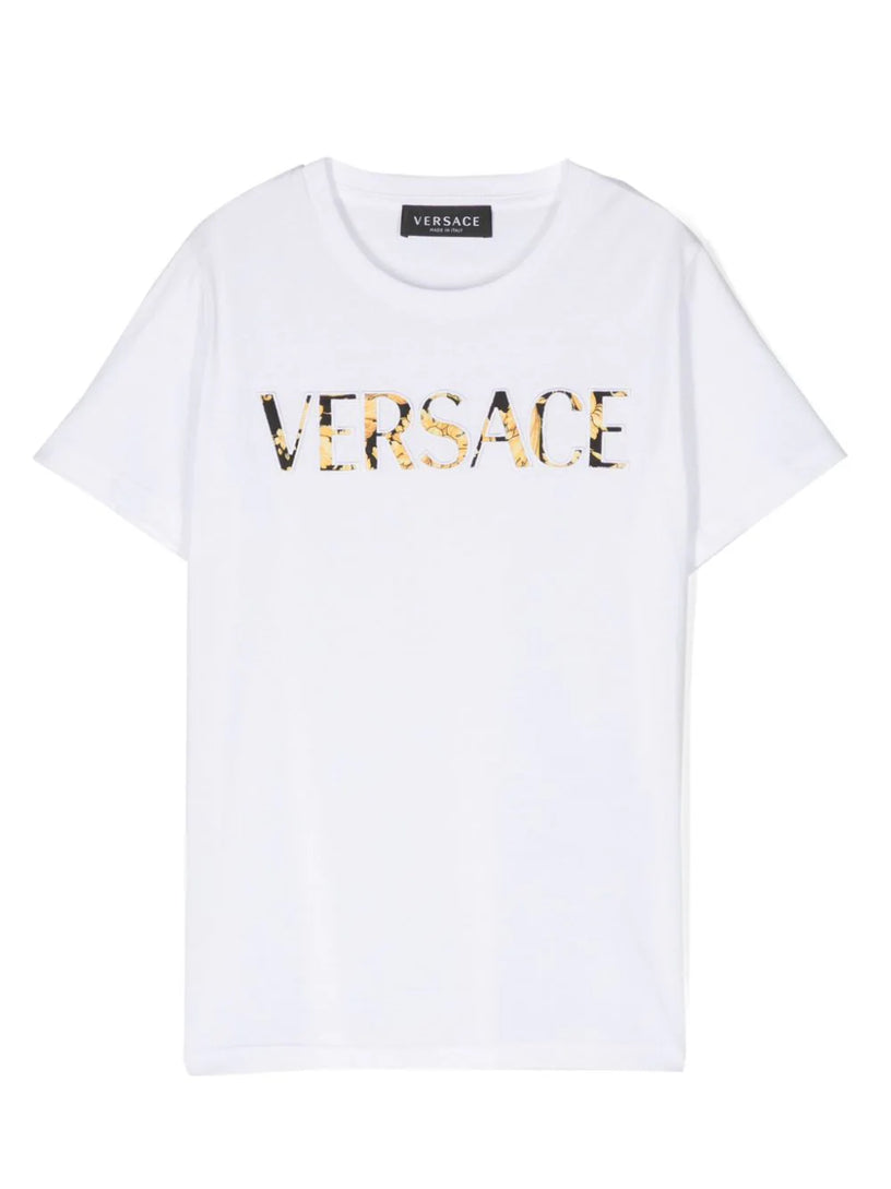 Barocco Versace Logo Kids T-Shirt