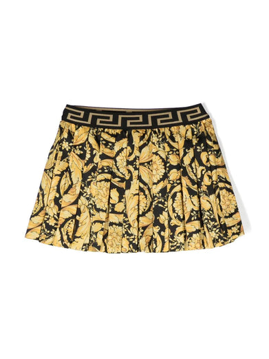 Barocco Kids Pleated Skirt