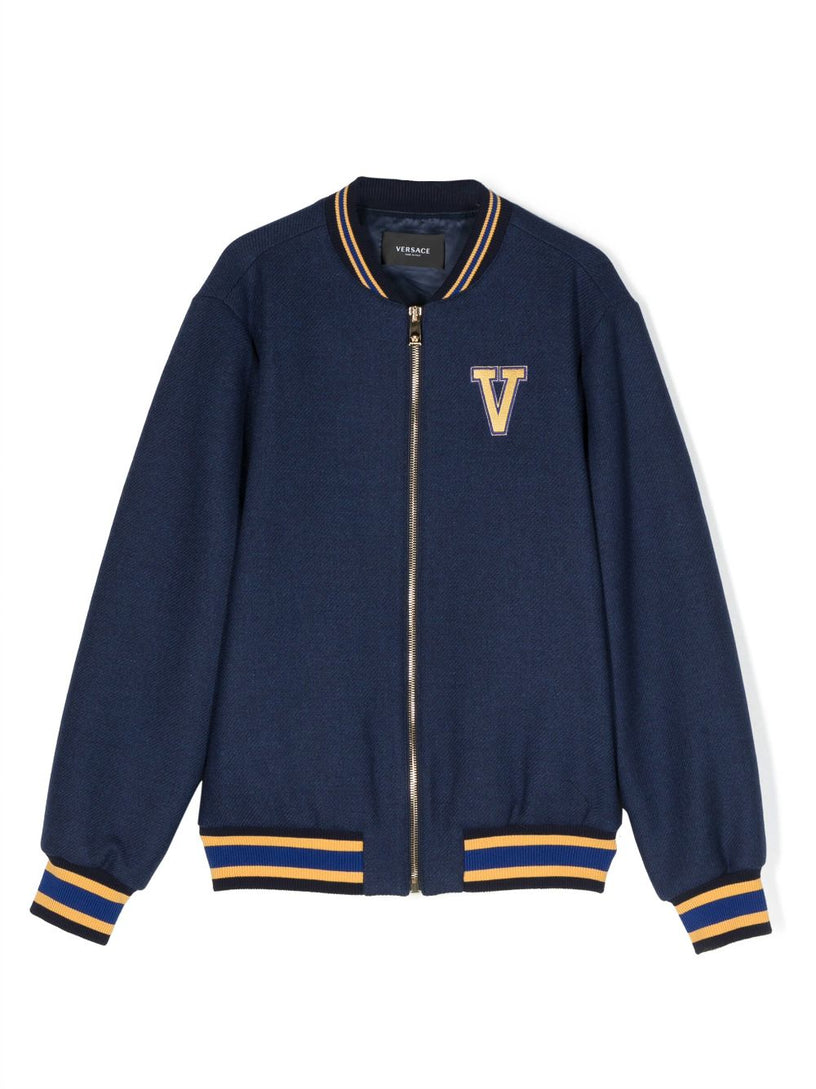 Varsity Versace Logo Kids Jacket