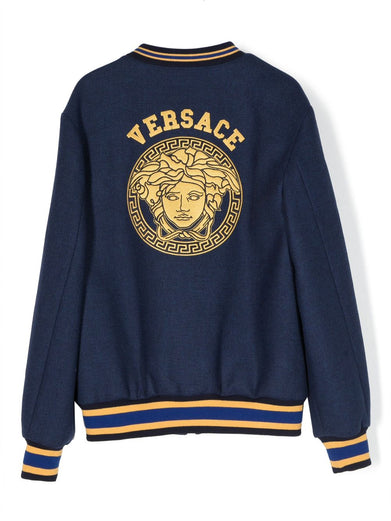 Varsity Versace Logo Kids Jacket