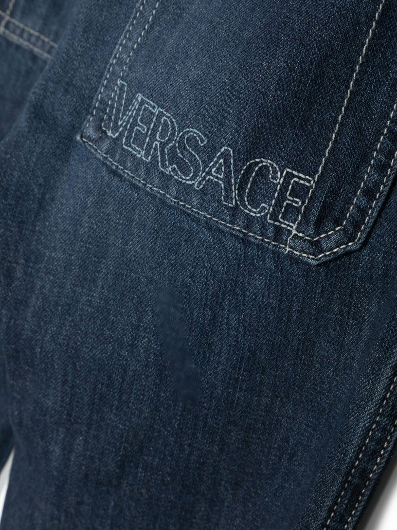 Versace Logo Kids Jeans