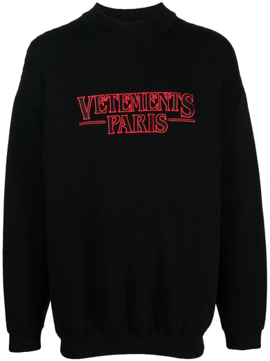 Vetements Paris Logo Sweater