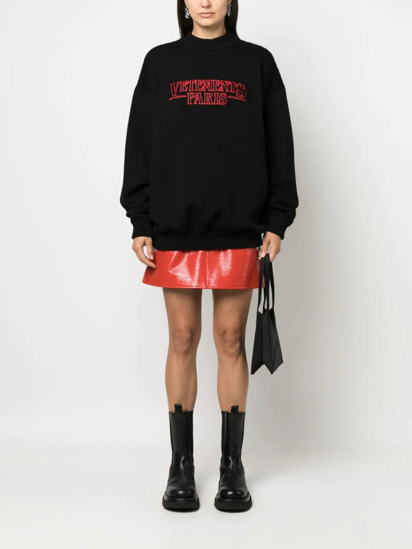 Vetements Paris Logo Sweater