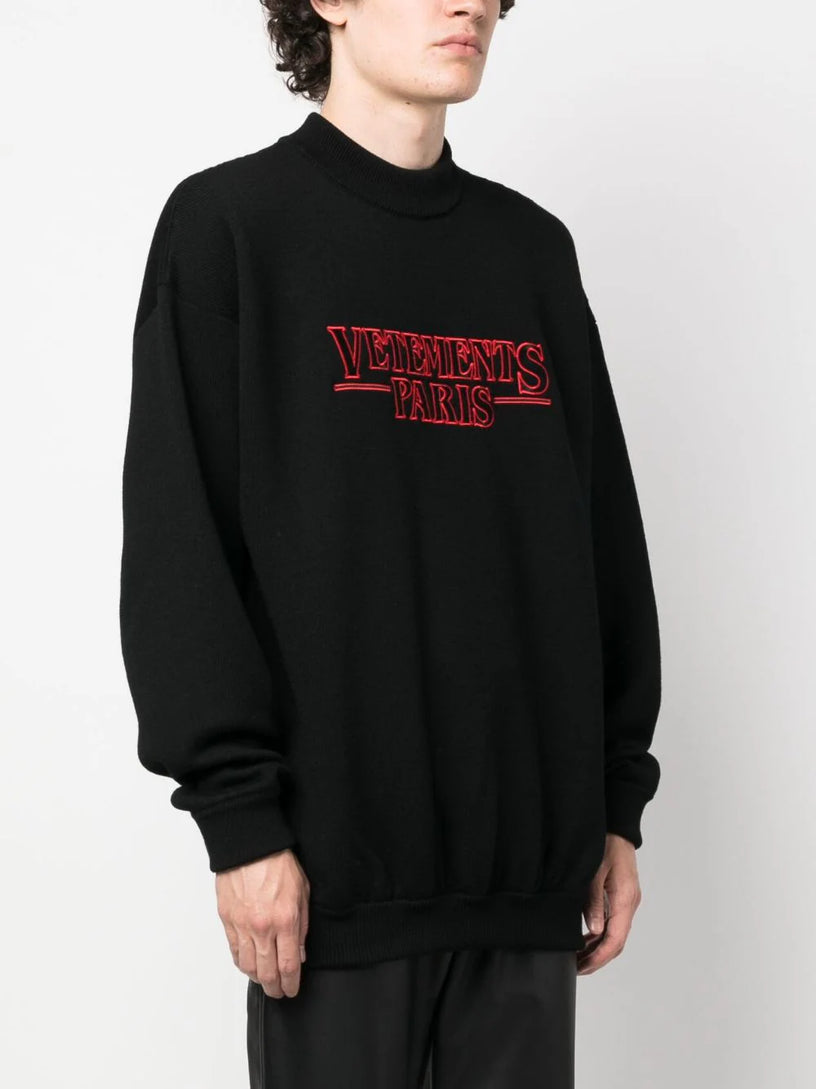 Vetements Paris Logo Sweater