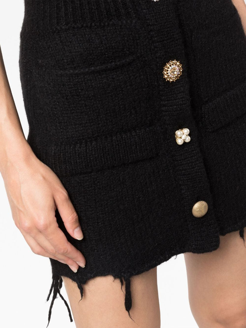 Fancy Button Skirt