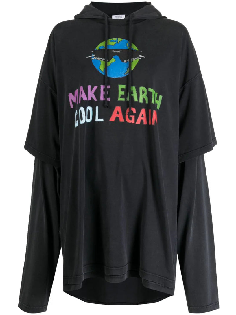 VETEMENTS Cool earth hoodie