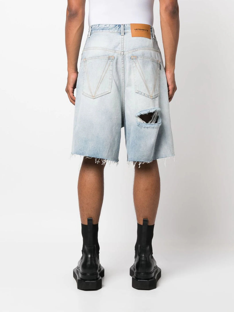 Destroyed Baggy Shorts