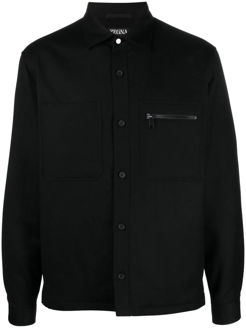 ZEGNA Wool shirt-jacket