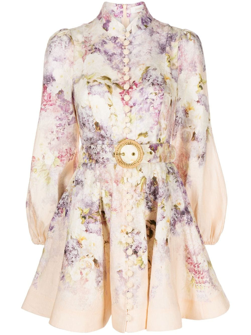 ZIMMERMANN Lyrical buttoned mini dress