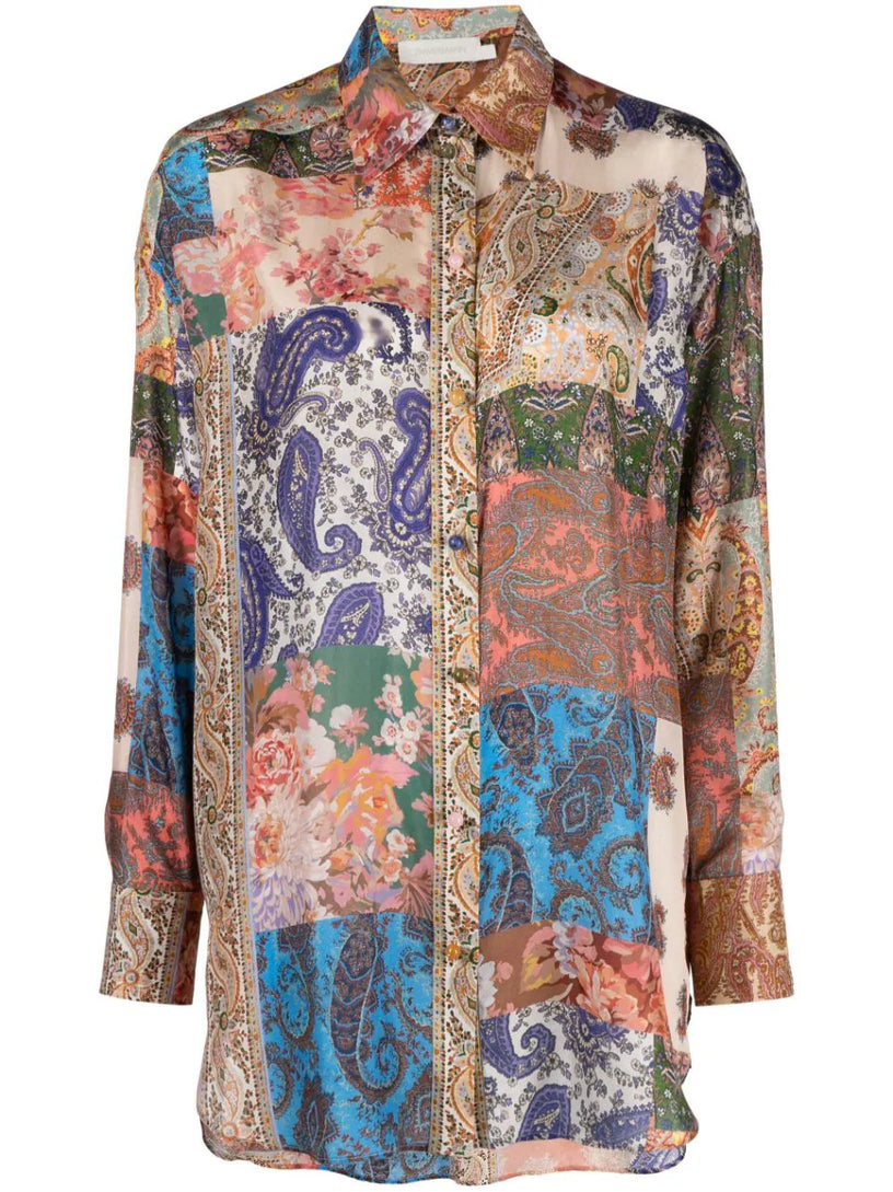 ZIMMERMANN Devi manstyle shirt