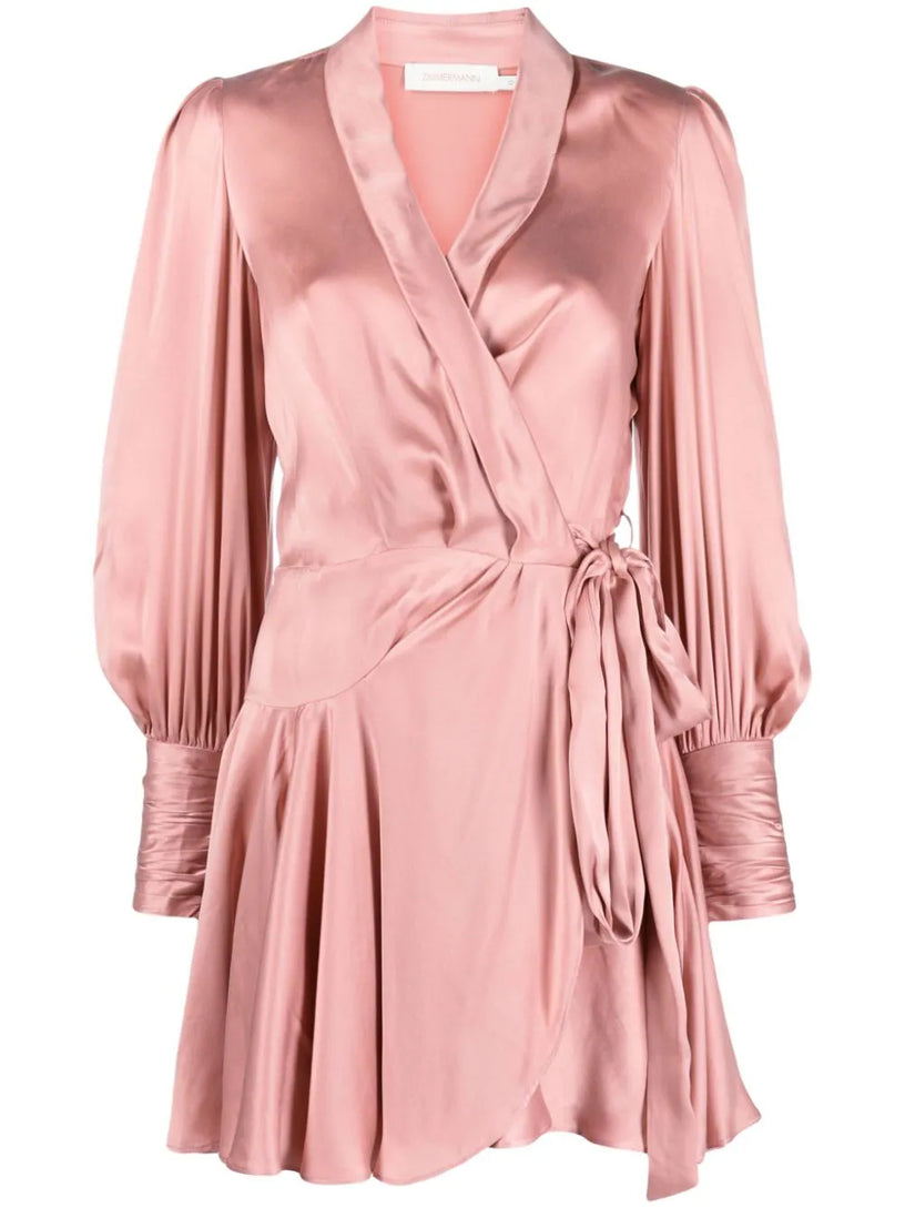 ZIMMERMANN Wrap mini dress