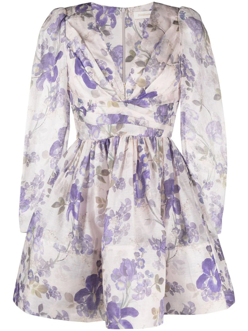 ZIMMERMANN Lyrical cross over mini dress