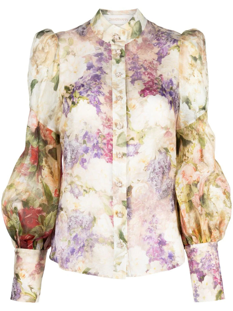 ZIMMERMANN Sensory spliced blouse