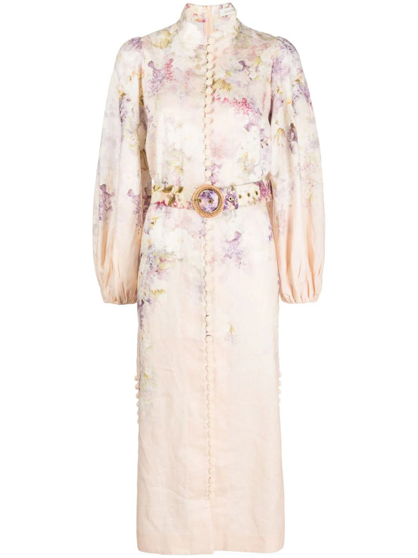 ZIMMERMANN Lyrical buttoned midi dress