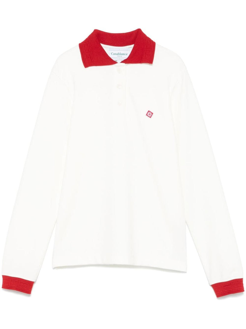 CASABLANCA Logo polo shirt