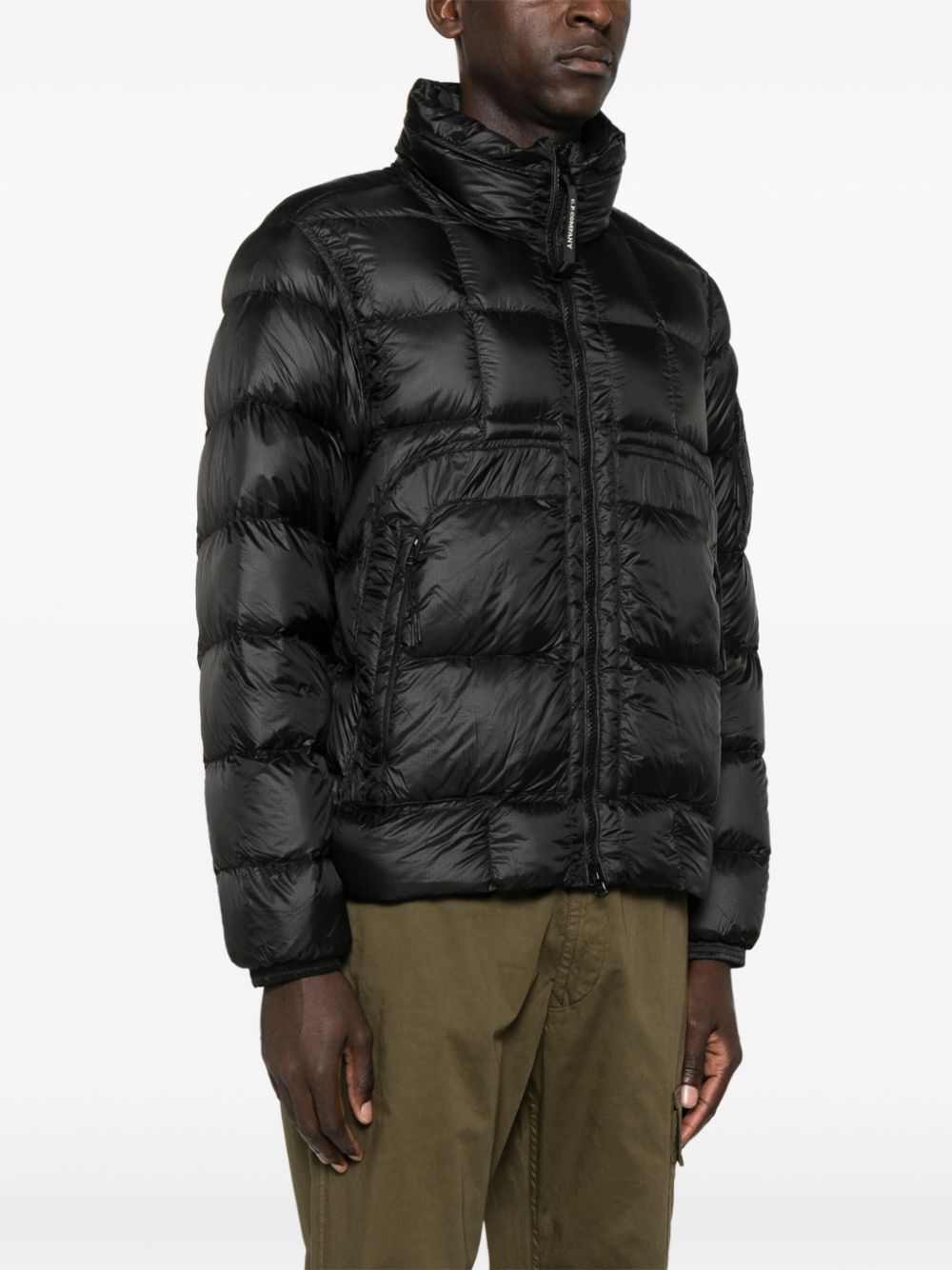 D.D. Shell Hooded Medium Down Jacket CP COMPANY Nero Grifo210